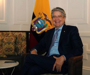 Guillermo Lasso expuso planes de la CAN ante autoridades de la UE