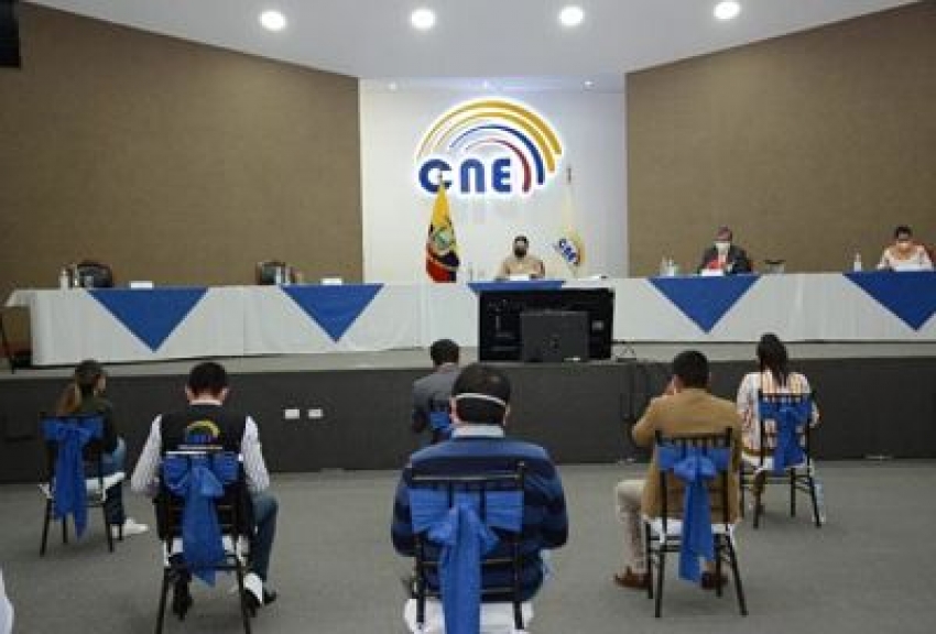 Integrantes de CNE cumplirán tres años en funciones