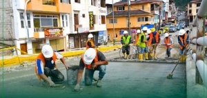 Avanzan los trabajos de intervenci&oacute;n integral en el puente carrozable sobre el r&iacute;o Zamora paso a la ciudad de Zumbi