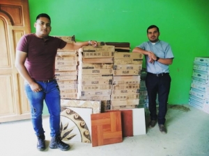 Christian Luzuriaga don&oacute; su sueldo para la construcci&oacute;n de la iglesia de El Porvenir