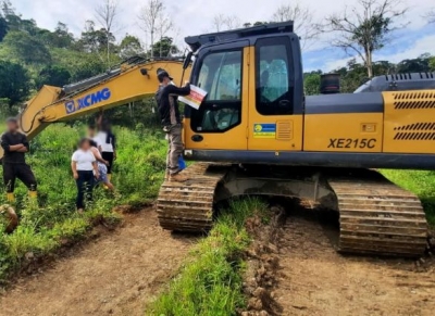 Suspenden miner&iacute;a ilegal en el sector de Chamico