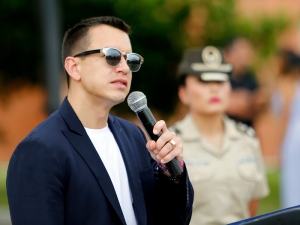 Presidente Noboa present&oacute; su informe al cumplir un a&ntilde;o de Gobierno