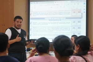 Se socializar&aacute; las preguntas de Refer&eacute;ndum y Consulta Popular 2024 en los cantones de la provincia