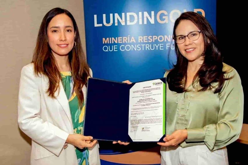 Lundin Gold recibe Certificación Punto Verde por sus acciones de gestión ambiental