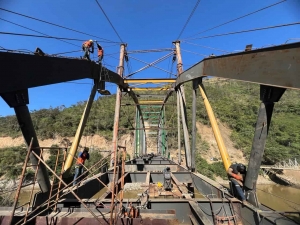 Puente Chito &ndash; Juntas tiene un avance del 80%