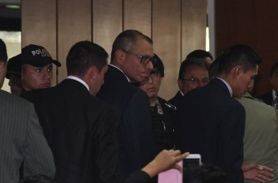 Exvipresidente Jorge Glas presenta solicitud para que se analice tr&aacute;mite de prelibertad en caso asociaci&oacute;n il&iacute;cita Odebrecht