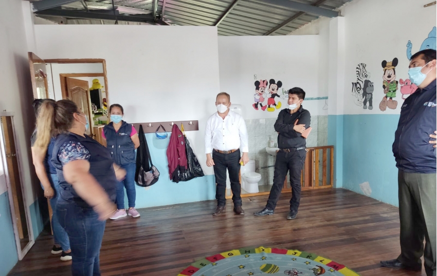 Director del MIES visitó el CDI de El Pangui