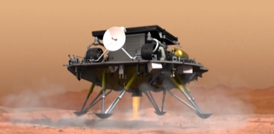 China aterriza con &eacute;xito su rover en Marte
