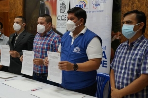 CNE Zamora brindar&aacute; apoyo t&eacute;cnico y log&iacute;stico en elecciones de la Casa de la Cultura