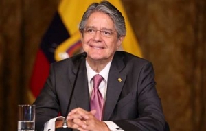 Guillermo Lasso felicita a la virtual Presidenta de Honduras