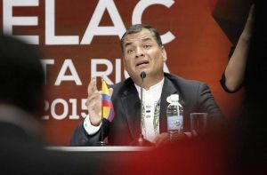 Correa no podr&iacute;a ser candidato a vicepresidente