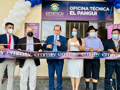 EMMOV inaugura oficina t&eacute;cnica en el cant&oacute;n El Pangui