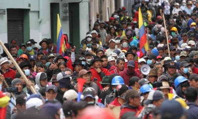 Movimiento Ind&iacute;gena de Cotopaxi anuncia movilizaciones el 20 y 27 de marzo en contra de la miner&iacute;a en Sigchos