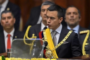 Presidente Daniel Noboa se pronuncia tras detenci&oacute;n de Jorge Glas