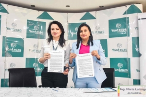 Municipio de Yantzaza y Banco de Desarrollo acuerdan cooperaci&oacute;n t&eacute;cnica