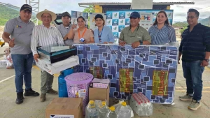 GAD Zamora y AME entregaron ayuda humanitaria a familias afectadas por aluvi&oacute;n en Cantzama