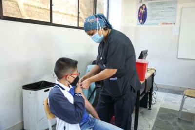 Inicio la vacunaci&oacute;n a poblaci&oacute;n de 12 a 15 a&ntilde;os