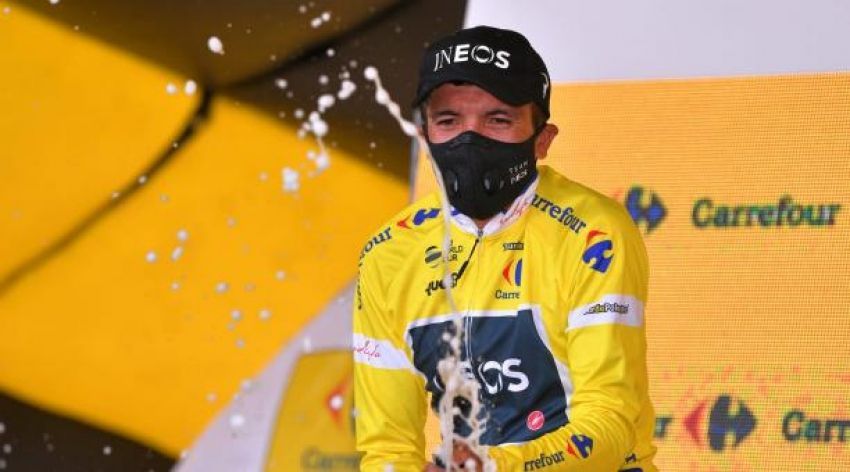 El ecuatoriano Richard Carapaz ganó la tercera etapa del Tour de Polonia