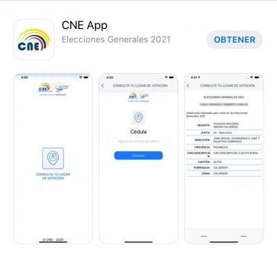 CNE realiz&oacute; el lanzamiento de una aplicaci&oacute;n m&oacute;vil que permite conocer el lugar de votaci&oacute;n
