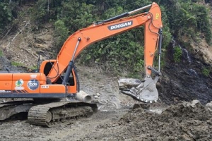 Obras viales en favor de la parroquia Imbana