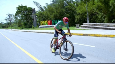 Lanzamiento de la competencia de ciclismo y atletismo en Paquisha